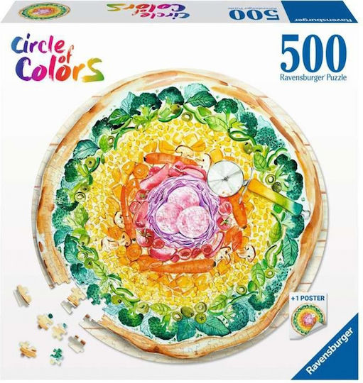 Puzzle Circle Colors - Pizza 2D 500 Κομμάτια 17347