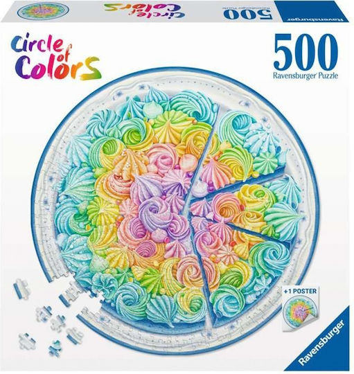 Puzzle Circle Colors - Rainbow Cake 2D 500 Κομμάτια 17349