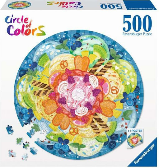 Puzzle Circle Colors - Ice Cream 2D 500 Κομμάτια 17348