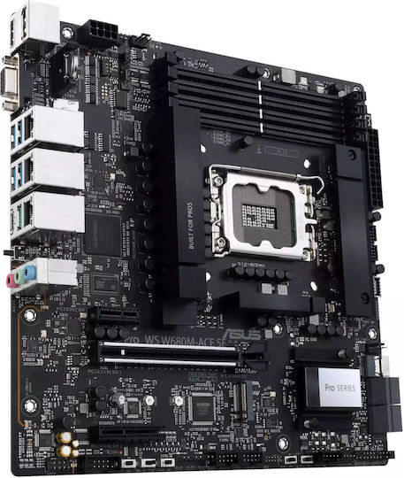 Asus Pro WS W680M-ACE SE Motherboard Micro ATX με Intel 1700 Socket 90MB1FA0-M0EAY0