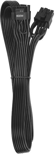 Deepcool 12+4 pin - 12+4pin 12VHPWR Cable 0.65m Μαύρο GP-PCI-E-12VHPWR