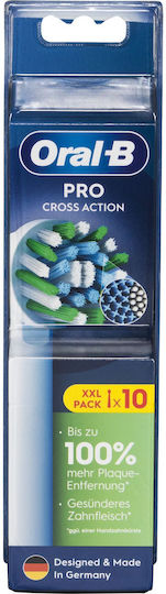 Oral-B Pro CrossAction Ανταλλακτικές Κεφαλές για Ηλεκτρική Οδοντόβουρτσα 860595 10τμχ