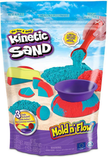 Spin Master Παιχνίδι Κατασκευών με Άμμο Mold N Flow για Παιδιά 3+ Ετών 6067819