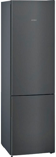 Siemens Ψυγειοκαταψύκτης 343lt NoFrost Υ201xΠ60xΒ65εκ. Μαύρος Iq500