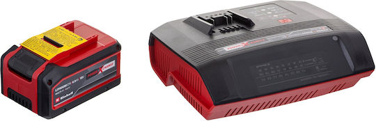 Einhell Σετ Μπαταρίας Χωρητικότητας 6Ah 18V με Φορτιστή 4512143