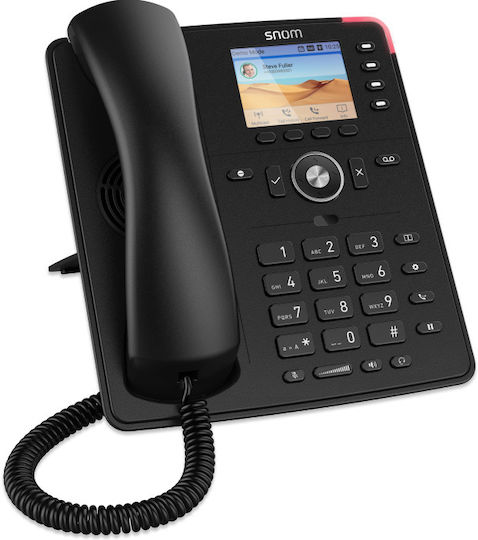 Snom D713 Ενσύρματο Τηλέφωνο IP 6 γραμμών Μαύρο