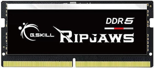 G.Skill Ripjaws DDR5 με Module 1x16GB και Ταχύτητα 5600 για Laptop F5-5600S4645A16GX1-RS