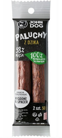John Dog Λιχουδιές σε Stick Σκύλου με Αγριογούρουνο 50gr 340615