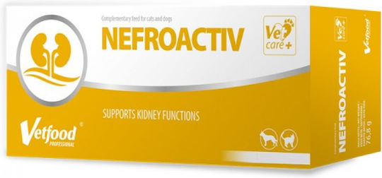 Vetfood Nefroactiv Συμπλήρωμα Διατροφής Σκύλου και Γάτας 5gr για Ουροποιητικό/ Νεφρά VF00234