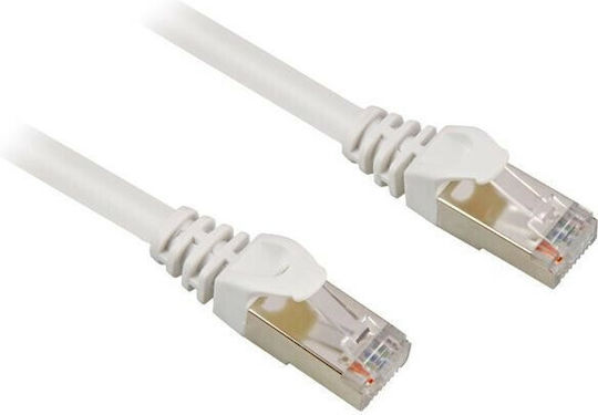 Sharkoon S/FTP Cat.6 Cable 1m Λευκό