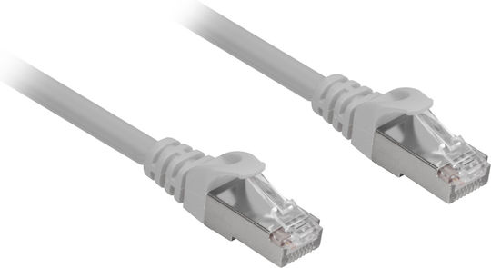 Sharkoon S/FTP Cat.6a Καλώδιο Δικτύου Ethernet 3m Γκρι 1τμχ