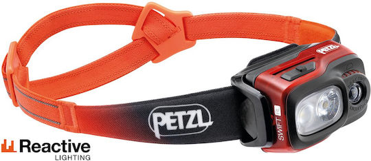 Petzl Επαναφορτιζόμενος Φακός Κεφαλής LED IPX4 με Μέγιστη Φωτεινότητα 1100lm Swift Rl E095BB01