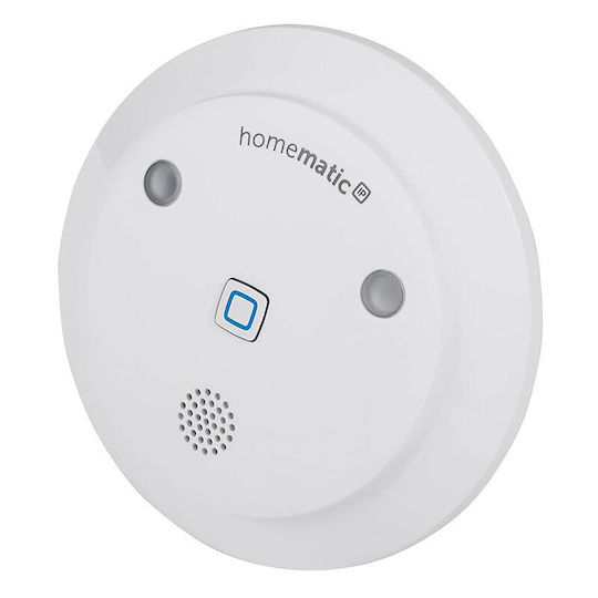 HomeMatic Ασύρματη RF Σειρήνα Συναγερμού Μπαταρίας Εσωτερικού Χώρου 90dB με Λευκό Φως 4.5x12.4εκ. 153825A0