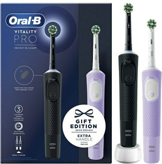 Oral-B Vitality Pro Protect X Clean Ηλεκτρική Οδοντόβουρτσα με Χρονομετρητή