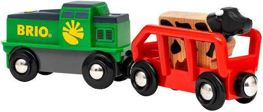 Brio Toys Farm Train Αυτοκινητάκι για 3+ Ετών