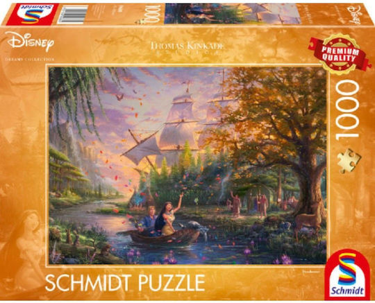 Puzzle Disney Pocahontas Contour Puzzle 2D 1000 Κομμάτια 59688