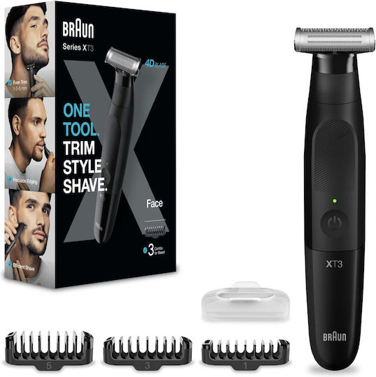 Braun Trimmer Μηχανή Επαναφορτιζόμενη XT3100