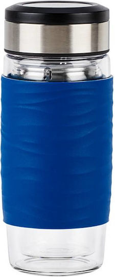 Emsa Ποτήρι Θερμός Ανοξείδωτο 420ml Μπλε N2080500