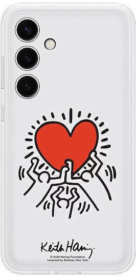 Samsung Back Cover Πλαστικό Σετ με Τζαμάκι Λευκό (Samsung S24+) EF-MS926CWEGWW