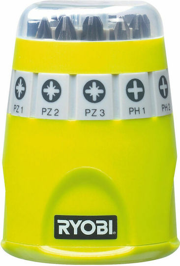Ryobi Σετ 10 Μύτες Κατσαβιδιού 5132002549