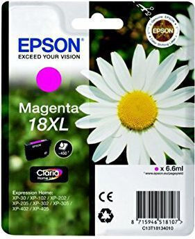 Epson 18xl Γνήσιο Μελάνι Εκτυπωτή InkJet Ματζέντα (C13T18134022)