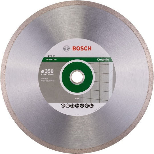 Bosch Best Ceramic Δίσκος Κοπής Δομικών Υλικών 350mm 2608602640