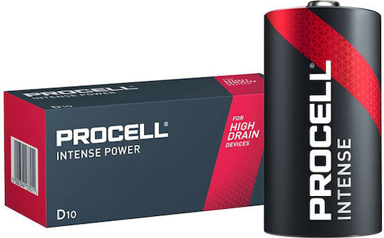 Procell Intense Αλκαλικές Μπαταρίες D 1.5V 10τμχ DRPLR20IN