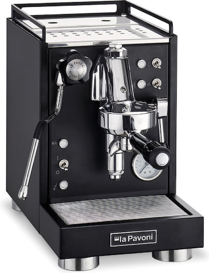 La Pavoni Mini Cellini Μηχανή Espresso 1400W Πίεσης 15bar για Cappuccino Nera