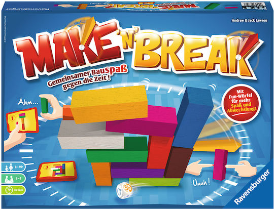 Επιτραπέζιο Παιχνίδι Make 'n' Break για 2-5 Παίκτες 8+ Ετών 267507 (GER) Ravensburger