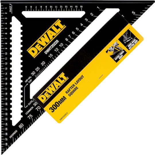 Dewalt Γωνιόμετρο Μαραγκών Αλουμινίου Μήκους 30εκ. DWHT25228-0