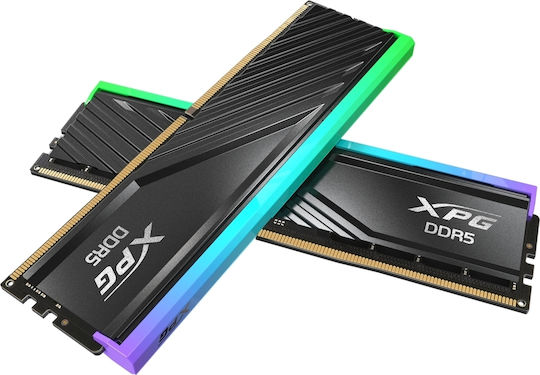 Adata XPG Lancer Blade RGB DDR5 24GB RAM με 2x12GB Modules και Ταχύτητα 6400 για Desktop AX5U6400C3224G-DTLABRBK