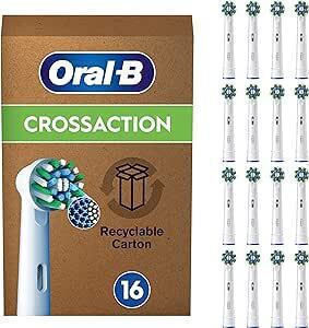 Oral-B CrossAction Ανταλλακτικές Κεφαλές για Ηλεκτρική Οδοντόβουρτσα 16τμχ