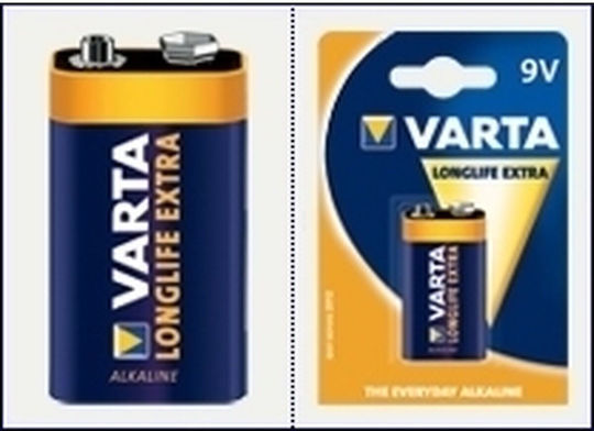 Varta LongLife Extra Αλκαλική Μπαταρία 9V 1τμχ