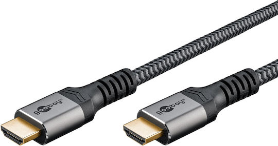 Goobay HDMI 2.0 Cable HDMI male - HDMI male 2m Μαύρο 64994