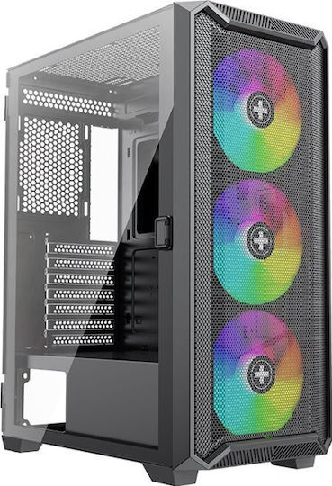 Xilence Xilent Blade II ARGB XG161 Gaming Midi Tower Κουτί Υπολογιστή με Πλαϊνό Παράθυρο Μαύρο