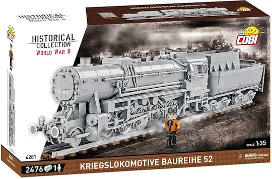 Cobi Τουβλάκια Kriegslokomotive Baureihe 52 για 10+ Ετών 2476τμχ COBI-6281