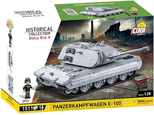 Cobi Τουβλάκια Panzerkampfwagen E-100 για 7+ Ετών 1511τμχ COBI-2572