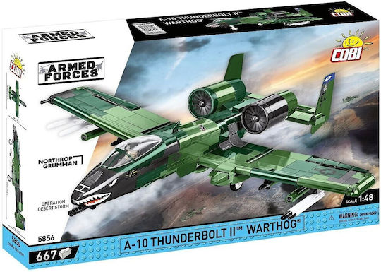 Cobi Τουβλάκια A-10 Thunderbolt II Warthog για 8+ Ετών 667τμχ COBI-5856