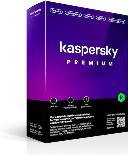 Kaspersky Premium για 5 Συσκευές και 2 Έτη Χρήσης (Ηλεκτρονική Άδεια)