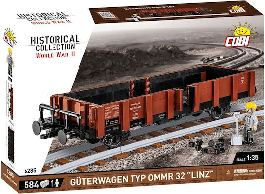 Cobi Τουβλάκια Historical Collection Wwii Guterwagen Typ Ommr 32 Linz για 7+ Ετών 584τμχ COBI-6285