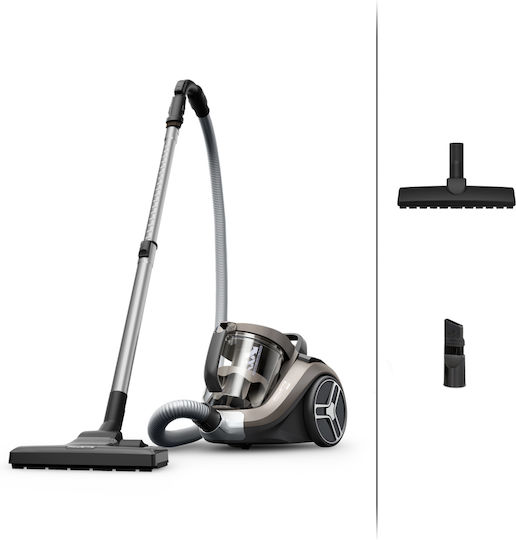 Rowenta Compact Power XXL Ηλεκτρική Σκούπα 900W με Κάδο 2.5lt Μαύρη