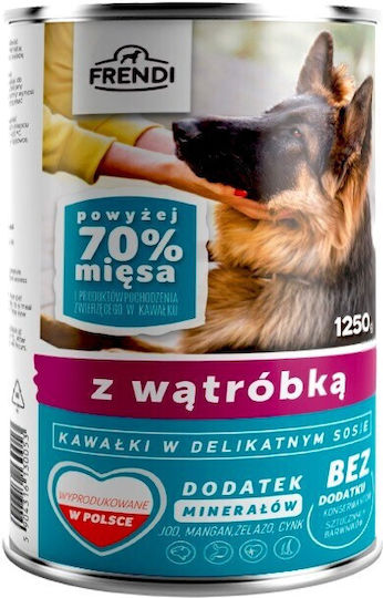 Frendi Υγρή Τροφή Σκύλων σε Κονσέρβα με Συκώτι 1250gr