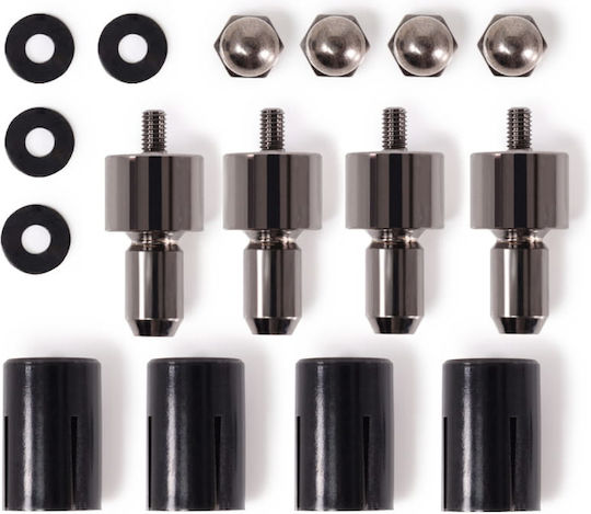 Alphacool Core Push Mounting 25mm M3/m4/unc 6-32 Set 4x Γκρι 15725