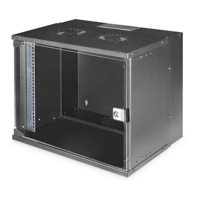 Digitus Επιτοίχια Καμπίνα Rack 9U 40x46x54cm Μαύρο DN-49205