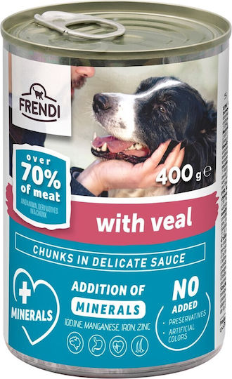 Frendi Υγρή Τροφή Σκύλων σε Κονσέρβα με Βοδινό 400gr