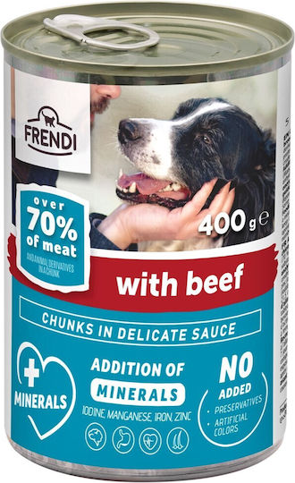 Frendi Υγρή Τροφή Σκύλων σε Κονσέρβα με Βοδινό 400gr