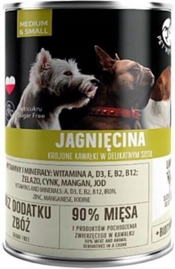 Pet Republic Υγρή Τροφή Σκύλων σε Κονσέρβα με Αρνί χωρίς Σιτηρά & Γλουτένη 400gr 91778