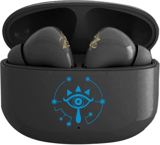 OTL Zelda Sword In-ear Bluetooth Handsfree Ακουστικά με Θήκη Φόρτισης Μαύρα