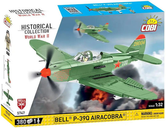 Cobi Τουβλάκια Historical Collection World War II Bell P-39Q Airacobra για 7+ Ετών 380τμχ COBI-5747