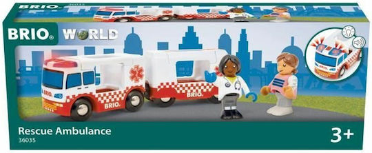 Brio Toys Αυτοκινητάκι Ασθενοφόρο για 3+ Ετών